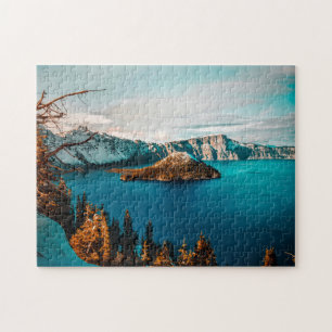 Crater Lake Oregon. Jigsaw Puzzle