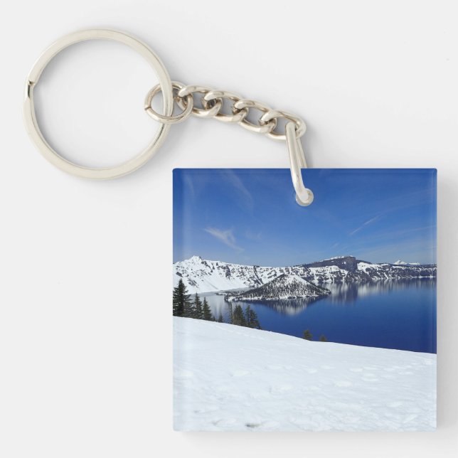 Crater Lake, Oregon Keychain (Front)