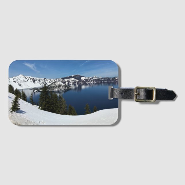 Crater Lake, Oregon Luggage Tag (Front Horizontal)