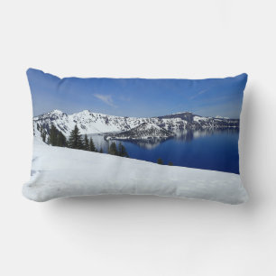 Crater Lake, Oregon Lumbar Pillow