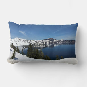 Crater Lake, Oregon Lumbar Pillow