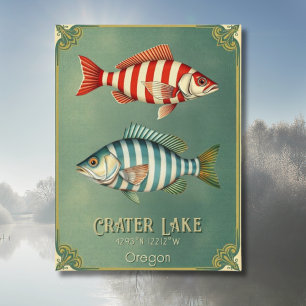 Crater Lake, Oregon naufish Carte postale