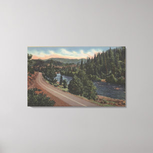 Crater Lake, Oregon - Upper Rogue Canvas Print