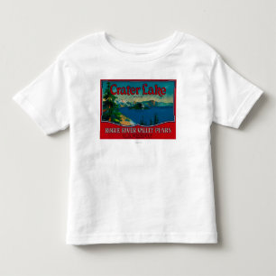 Crater Lake Pear Crate LabelMedford, OR Toddler T-shirt