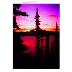 Crater Lake Sunset