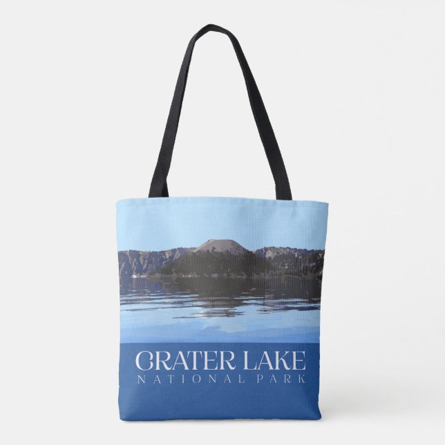Crater Lake Tote, National Park Bag (Back)