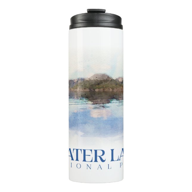 Crater Lake Tumbler, National Park Travel Mug (Front)