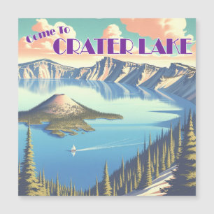 Crater Lake Vintage Poster