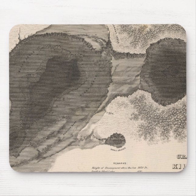Crater of Kilauea, Hawaii Mouse Pad (Front)