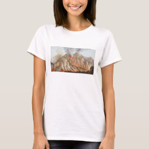Crater of Mount Vesuvius from an original drawing T-Shirt