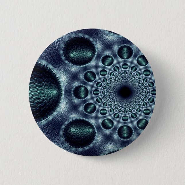 CRATER OPTICAL ILLUSION 2 INCH ROUND BUTTON (Front)