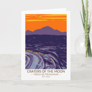 Craters of the Moon National Monument Idaho Card