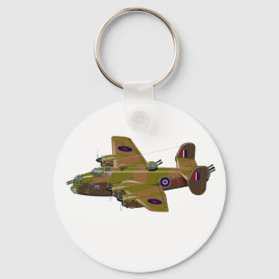 Cratoon retro bomber keychain