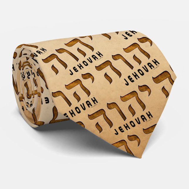 Cravate י ה ו ה Jehovah (Roulé)