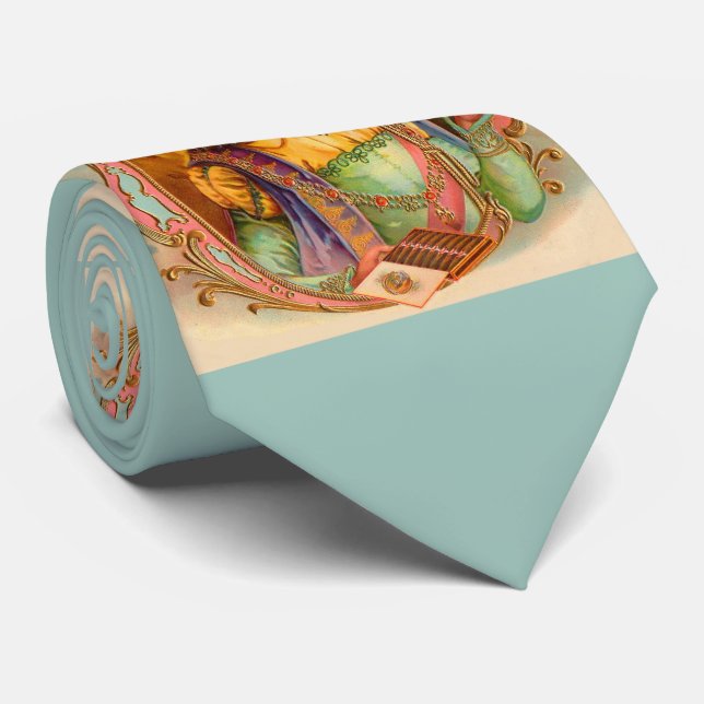 Cravate 16e siècle fumée de cigare boîte à cigares imprime (Roulé)