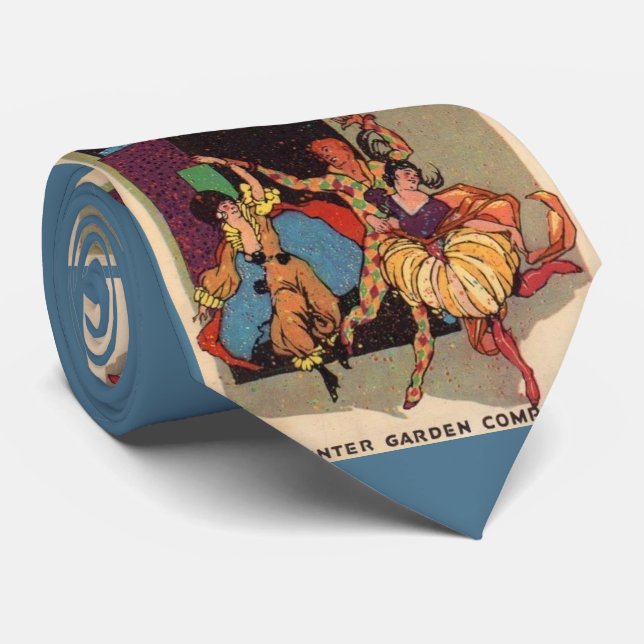 Cravate 1923 Impression de la feuille de lecture du théâtr (Roulé)