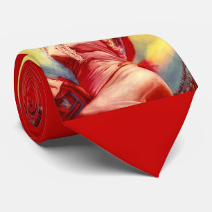 Cravate 1930s hottie print