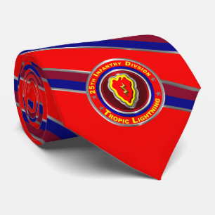 Cravate 25e division d'infanterie "Foudre tropicale"