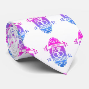 Cravate 60 ans de 60e mariage du diamant traditionnel