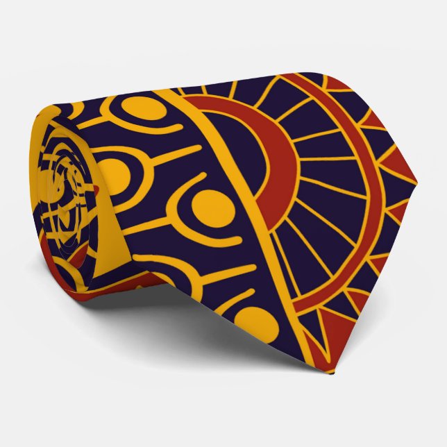 Cravate #6 African print (Roulé)
