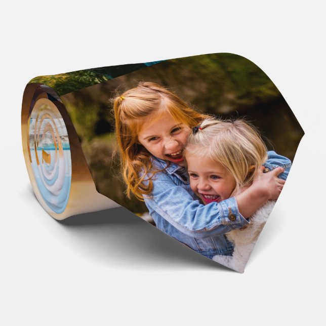 Cravate 7 Modèle photo Edge imprimé (Roulé)