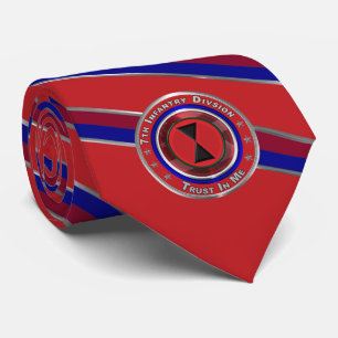 Cravate 7e division d'infanterie "Confiance en moi"