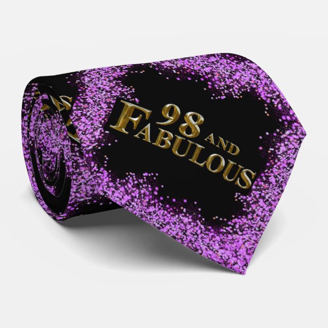 Cravate 98e anniversaire  (Roulé)