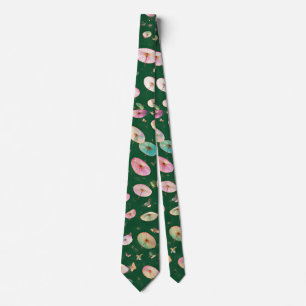 Cravate A 1000 Parasols Forest Green