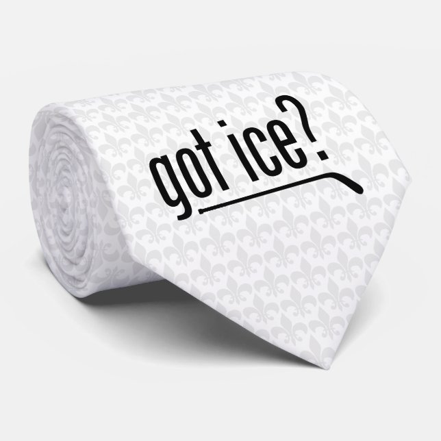 Cravate a de la glace ? (hockey) (Roulé)