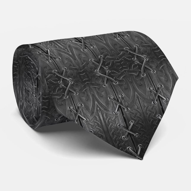 Cravate abstrait Armor (Roulé)