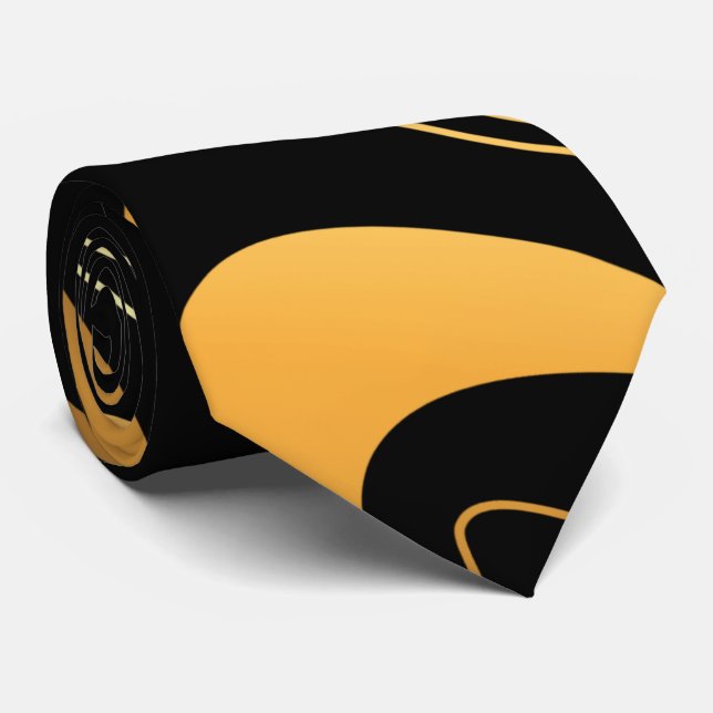 Cravate Abstrait coloré (Roulé)