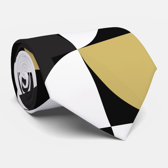 Cravate Abstrait coloré (Roulé)