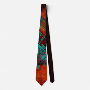 Cravate Abstrait Cool coloré moderne Motif artistique
