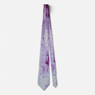 Cravate abstrait de violet et lavande