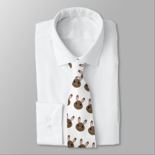 Cravate Adorable Lapin Brown