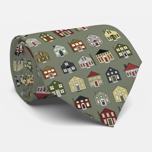 Cravate Agent immobilier (Roulé)