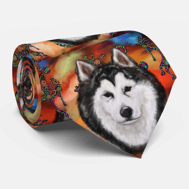 CRAVATE ALASKAN MALAMUTE (Roulé)