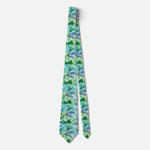 Cravate Algues Mer Mer Bleu Eau verte Nautique