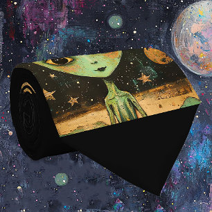 Cravate Alien UFO
