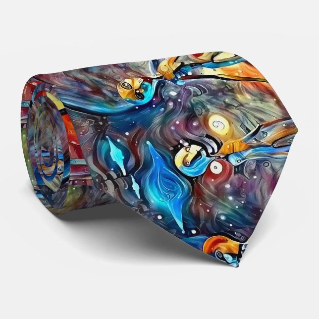 Cravate Aliens (Roulé)