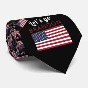 Cravate Allons Brandon, American Flag