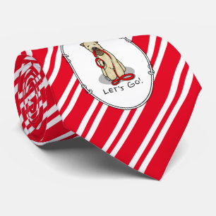 Cravate Allons-y ! Marche à pied à Terrier Chien (1b2)