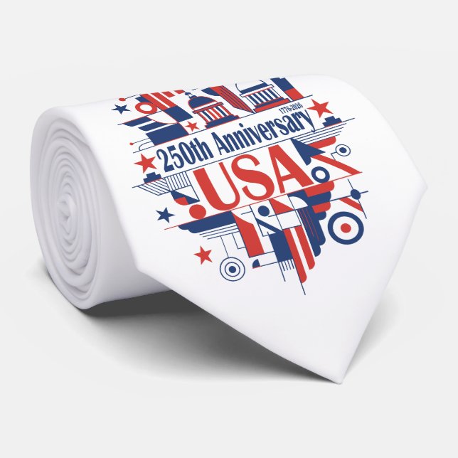 Cravate America’s 250th anniversary (Roulé)