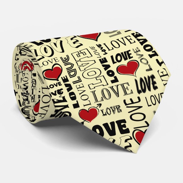 Cravate Amour (Roulé)