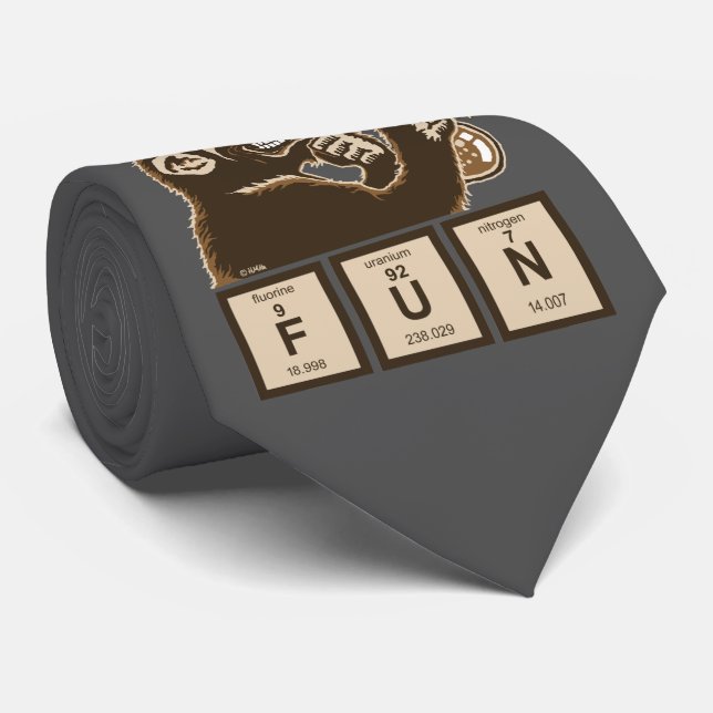 Cravate Amusement découvert par singe de chimie (Roulé)