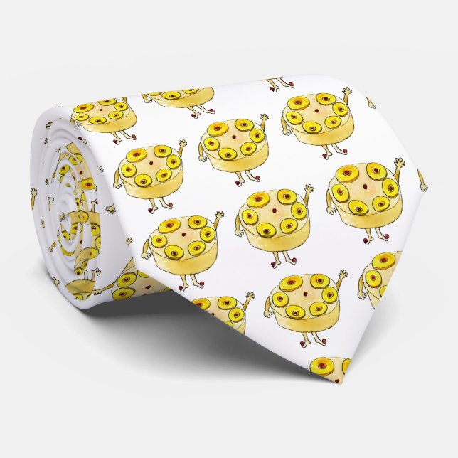 Cravate Ananas drôle À L'Écart À L'Écart À L'Écart (Roulé)