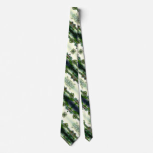 Cravate Ancien Japonais Samurai Satin Motif