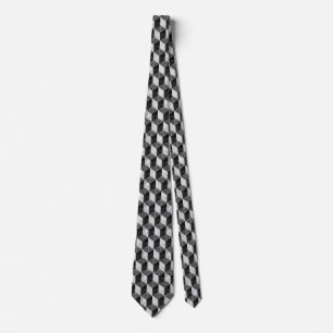 Cravate Ancien Motif de blocs 01