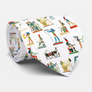 Cravate Ancienne Egypte Vintage Motif égyptien