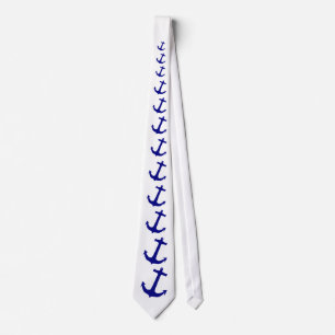 Cravate Ancre bleue
